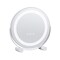 White Round LED Makeup Mirror with 3 Light Modes, 5X Magnifier and 360 Degree Rotation